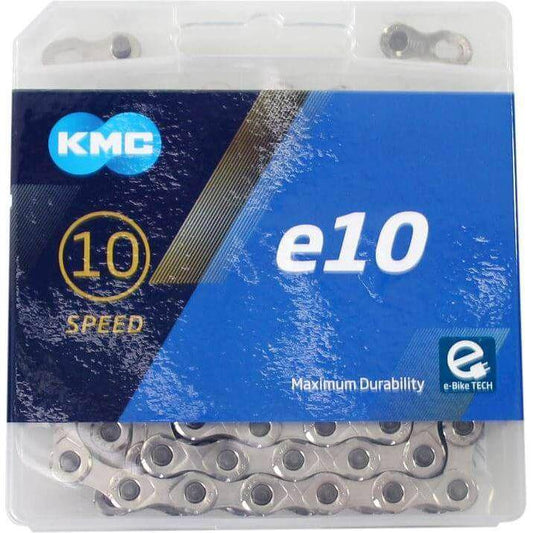 Kmc Fietsketting E10 Zilver E-Bike 122 Schakels - Le Coq Wielerartikelen