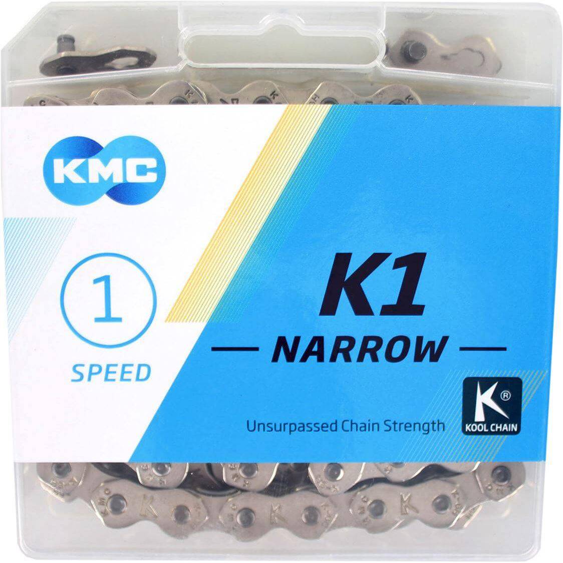 Kmc Fietsketting K1 3/32 Narrow Zilver 100 Schakels - Le Coq Wielerartikelen