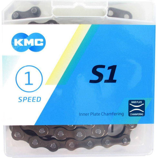 Kmc Fietsketting S1 1/8 Breed Bruin 112 Schakels - Le Coq Wielerartikelen