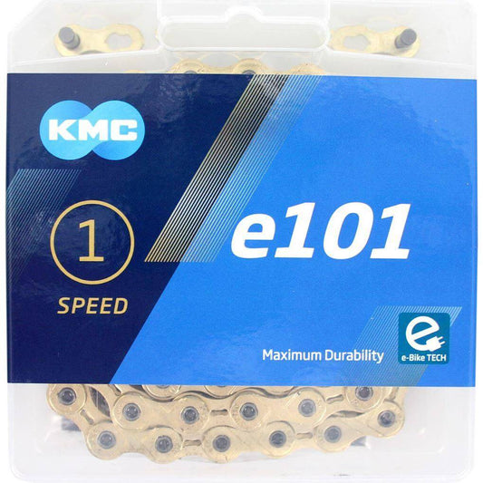 Kmc Fietsketting X101 1/8 Goud 112 Schakels - Le Coq Wielerartikelen