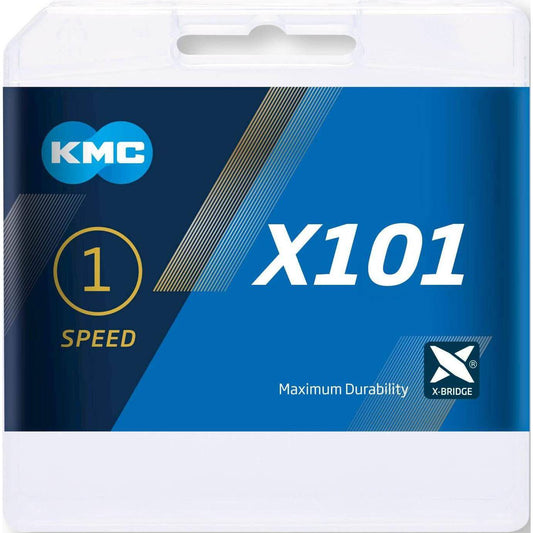 Kmc Fietsketting X101 1/8 Zilver 112 Schakels - Le Coq Wielerartikelen