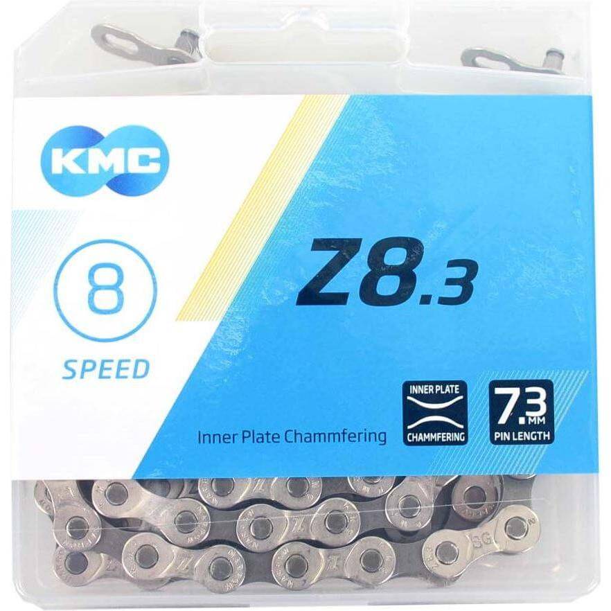 KMC Z8 8-speed ketting van 3/32", inclusief missing link en 114 schakels, geschikt voor 6/7/8-speed fietsen