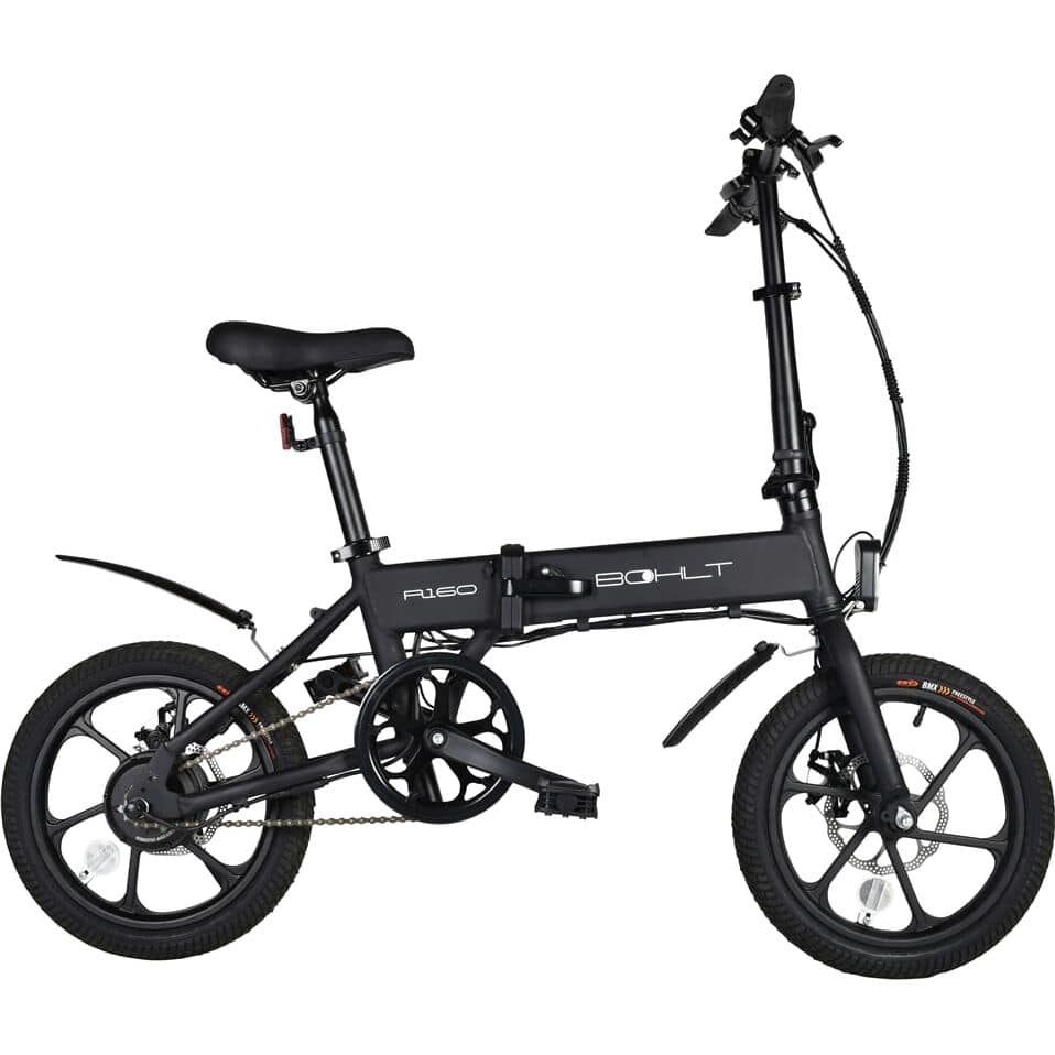 Bohlt Elektrische Vouwfiets R160 Zwart - Le Coq Wielerartikelen