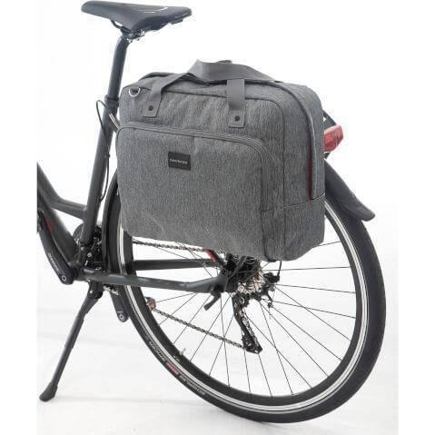New Looxs Fietstas Postino 18 Liter 39 X 30 X 16 Cm - Grijs - Le Coq Wielerartikelen
