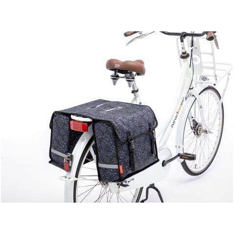 Cameo Fietstas Dubbel Tara Zwart 25 Liter - Le Coq Wielerartikelen