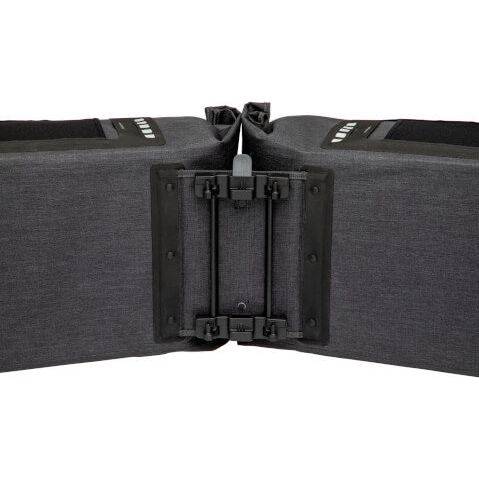 New Looxs Dubbele Fietstas Varo Racktime 40 Liter 28 X 43 X 17 Cm (X2) - Grijs - Le Coq Wielerartikelen