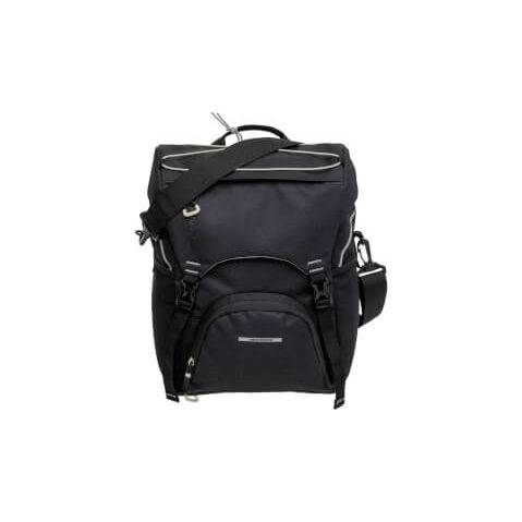 New Looxs Dubbele Tas Sports Rear Rider 16 Liter 29 X 39 X 15 Cm - Zwart - Le Coq Wielerartikelen