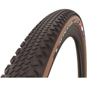 Vredestein Btb Aventura Tlr 700 gravelband met profiel voor off-road gebruik, zwart rubber, getoonde band met textuur en zijwanddetails