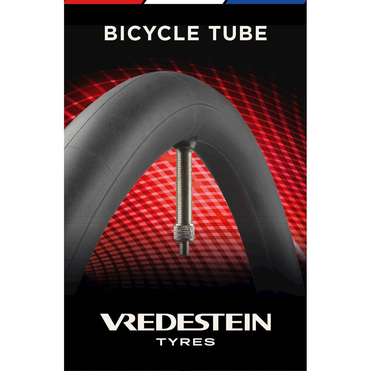Vredestein 22 inch binnenband met Hollands ventiel van 40 mm, geschikt voor fietsbanden, zichtbaar met ventiel en bandrand
