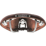Brooks Fietszadel B17 Imperial Std voor heren, stadsfiets en E-bike, zwart leren zadel met comfortabele afwerking.