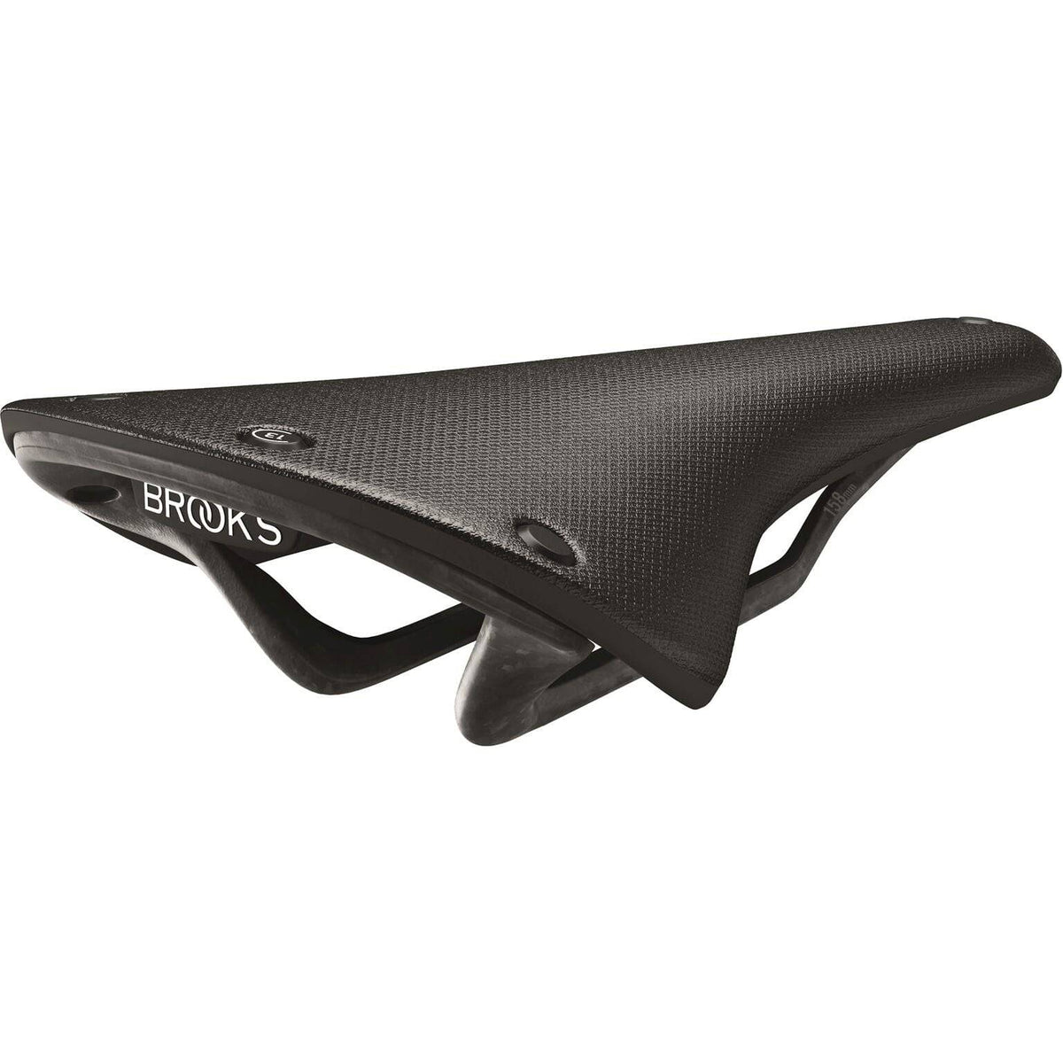 Brooks C13 Cambium All Weather zwart fietszadel voor stadsfietsen en e-bikes, waterbestendig en comfortabel.