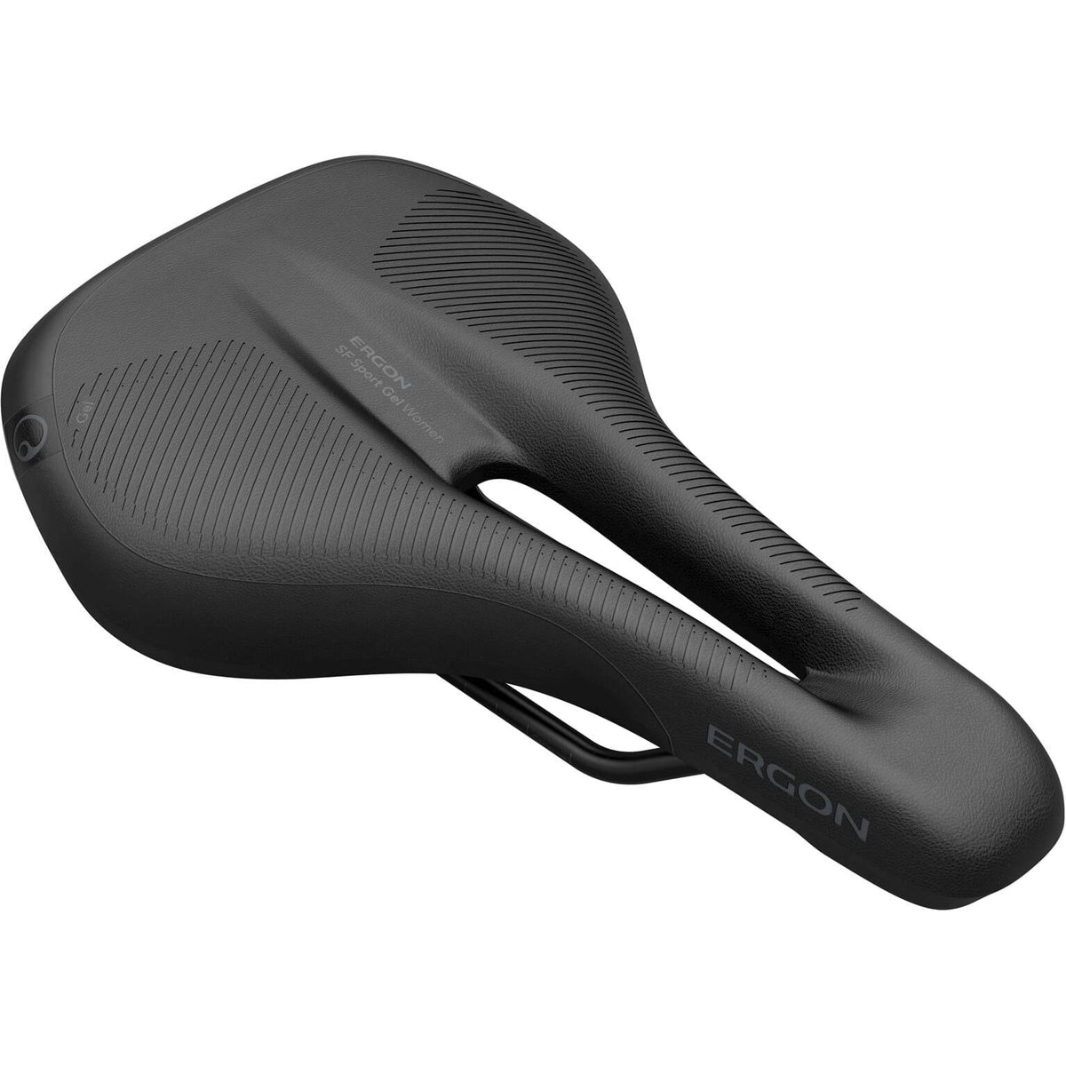 Ergon SF Sport Gel damesfiets zadel voor stadsfiets en e-bike, comfortabel met gelvulling, zichtbaar van de zijkant