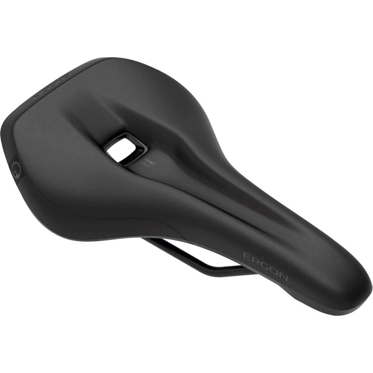 Ergon SMC Men racefiets- en MTB-zadel met anatomische uitsparing en orthopedisch comfortschuim voor heren, ergonomisch ontworpen