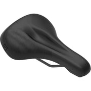 Ergon St Core Evo zwart/grijs Twin-Shell stadsfiets en e-bike zadel, comfortabel en ergonomisch ontworpen.