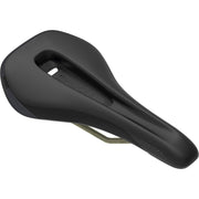 Ergon Enduro Pro Titanium heren mountainbike zadel, racefiets en MTB zadels, zwart met ergonomische vorm en titanium rails