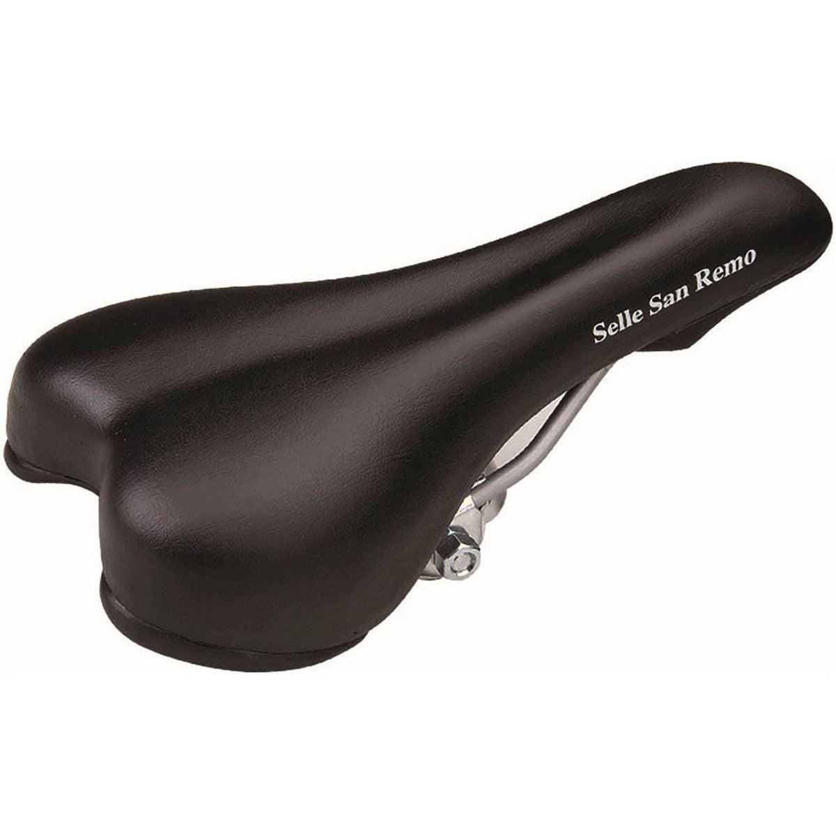 Zwart Marwi MTB en racefietszadel 3130 met ergonomisch ontwerp, geschikt voor ATB en MTB fietsen.