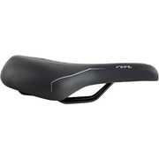 Zwart Selle Bassano Rivale 3Zone Sport fietszadel voor stads- en E-bike, comfortabel en ergonomisch ontworpen.