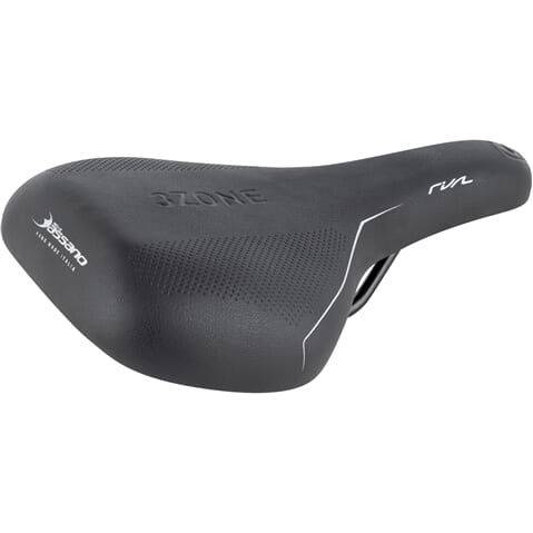 Selle Bassano Fietszadel Rivale 3Zone Sport Zwart - Le Coq Wielerartikelen