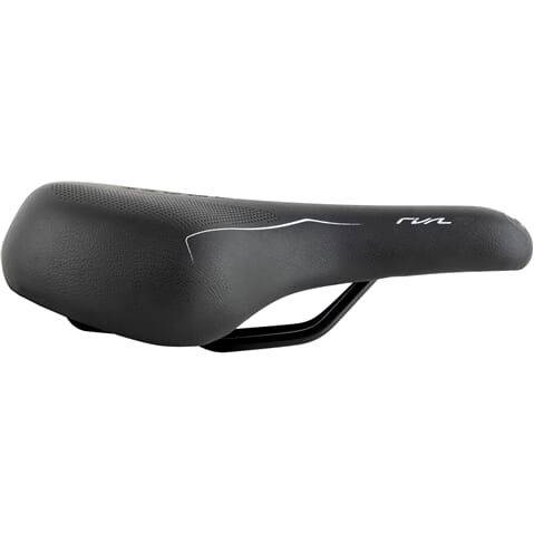 Selle Bassano Fietszadel Rivale 3Zone Uni, Zwart - Le Coq Wielerartikelen
