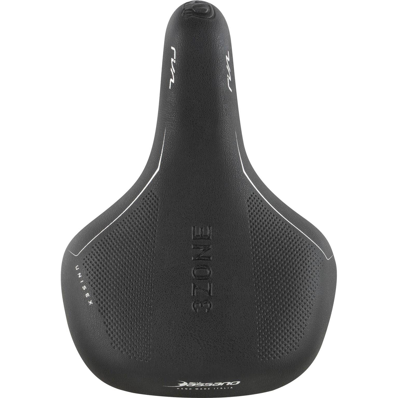 Selle Bassano Fietszadel Rivale 3Zone Uni, Zwart - Le Coq Wielerartikelen
