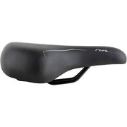 Zwart Selle Bassano Rivale 3Zone stadsfiets en E-bike zadel met ergonomische vorm en comfortabele zitvlak, geschikt voor stadsritten