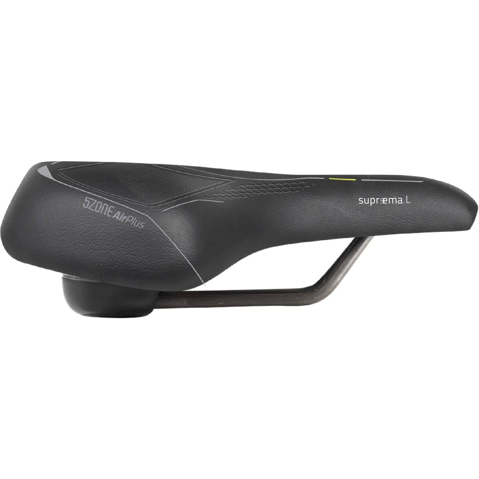 Selle Bassano Fietszadel Suprema 5Zone El Dames Zwart - Le Coq Wielerartikelen