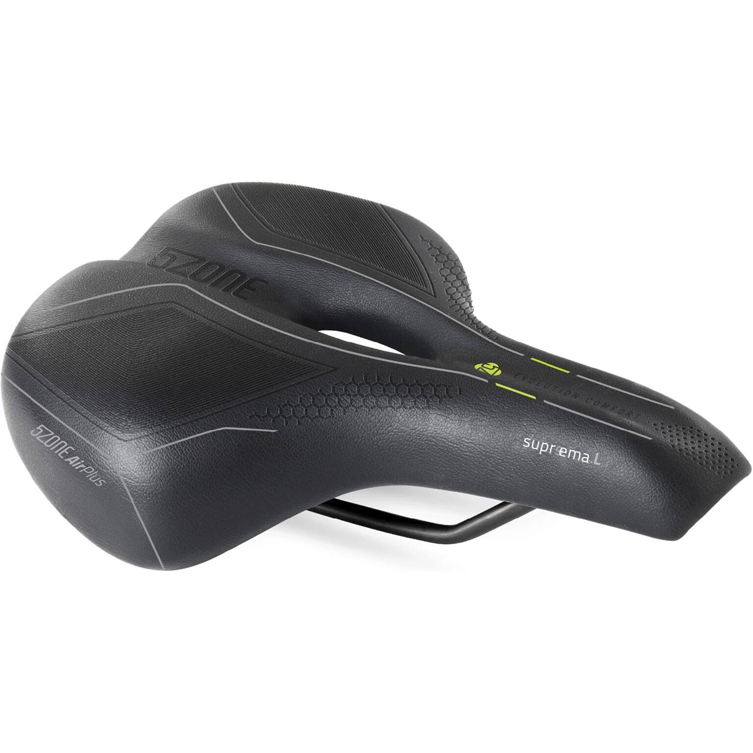 Selle Bassano Fietszadel Suprema 5Zone El Dames Zwart - Le Coq Wielerartikelen