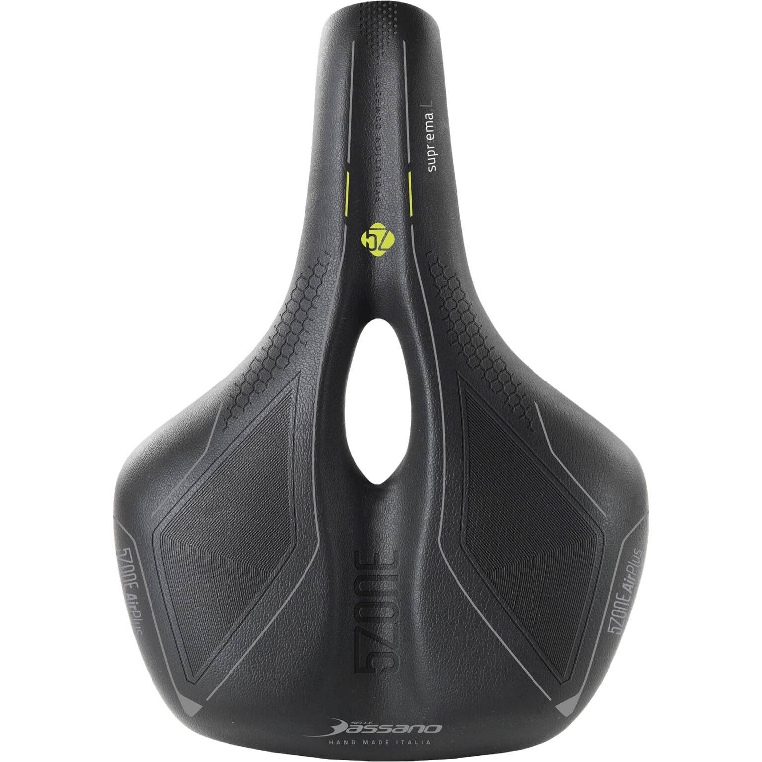 Selle Bassano Fietszadel Suprema 5Zone El Dames Zwart - Le Coq Wielerartikelen