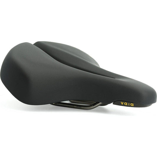 Selle Royal Fietszadel Vaia Relaxed Zwart - Le Coq Wielerartikelen