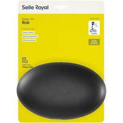 Zwarte Selle Royal Rok Urban Life fietszadel met Royalgel voor stadsfietsen en e-bikes, comfortabel en ergonomisch ontworpen.