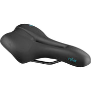 Zadel van Selle Royal Float Athletic Slow Fit foam voor stads- en E-bike, comfortabel en geschikt voor dagelijks gebruik.
