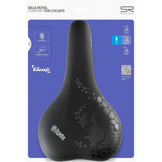 Selle Royal Fietszadel Freeway Fit Moderate Heren Zwart - Le Coq Wielerartikelen
