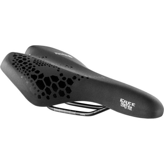 Selle Royal Fietszadel Freeway Fit Athletic Zwart - Le Coq Wielerartikelen