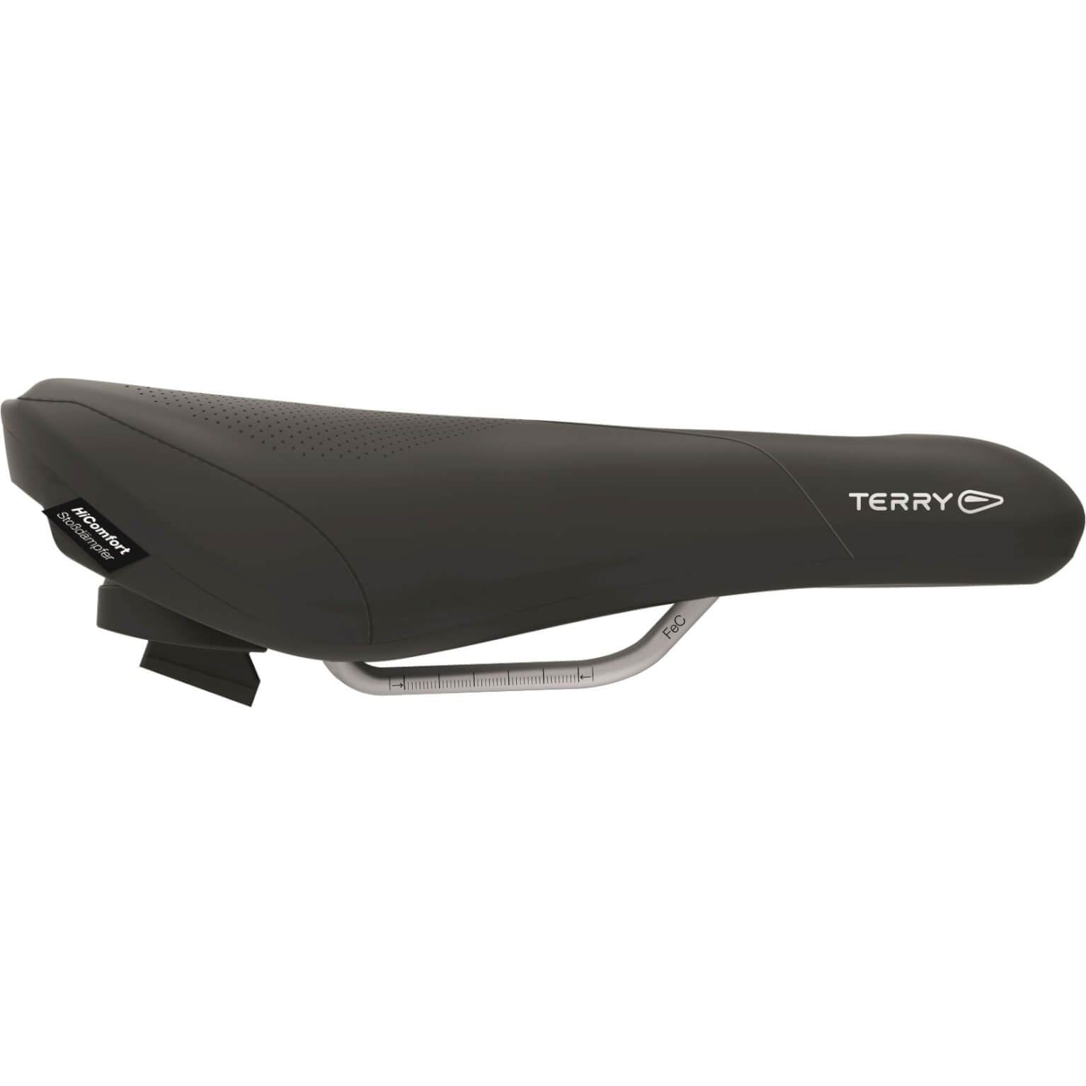 Terry Fietszadel Fisio Gtc Gel Heren Zwart - Le Coq Wielerartikelen