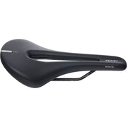 Zwart Terry Butterfly Arteria damesfiets zadel met comfortabele, ergonomische vorm voor stadsfietsen en e-bikes.
