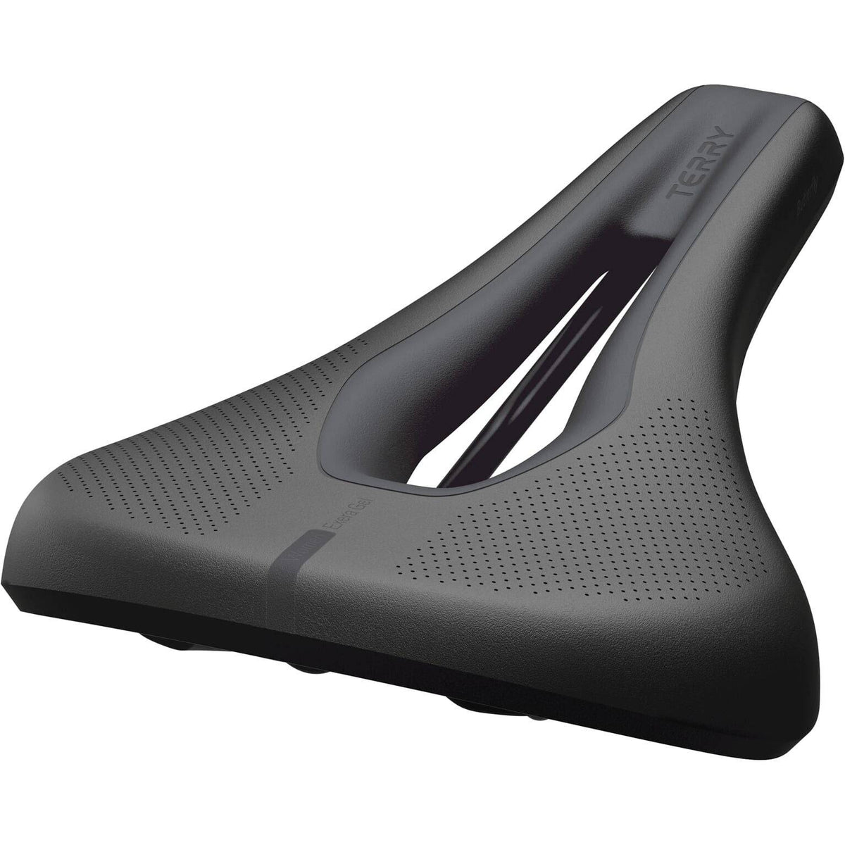 Terry Butterfly Exera Gel Max dames fietszadel voor stadsfietsen en E-bikes, met comfortabele gelvulling en ergonomisch ontwerp