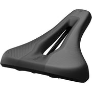 Terry Fly Exera Gel Max heren fiets zadel voor stadsfietsen en E-bikes, comfortabel en ergonomisch ontwerp, zichtbare gelvulling.