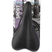 Velo Plush Sport Zadel voor elektrische fiets, racefiets en MTB met foam en gel voor extra comfort, zichtbaar op de afbeelding