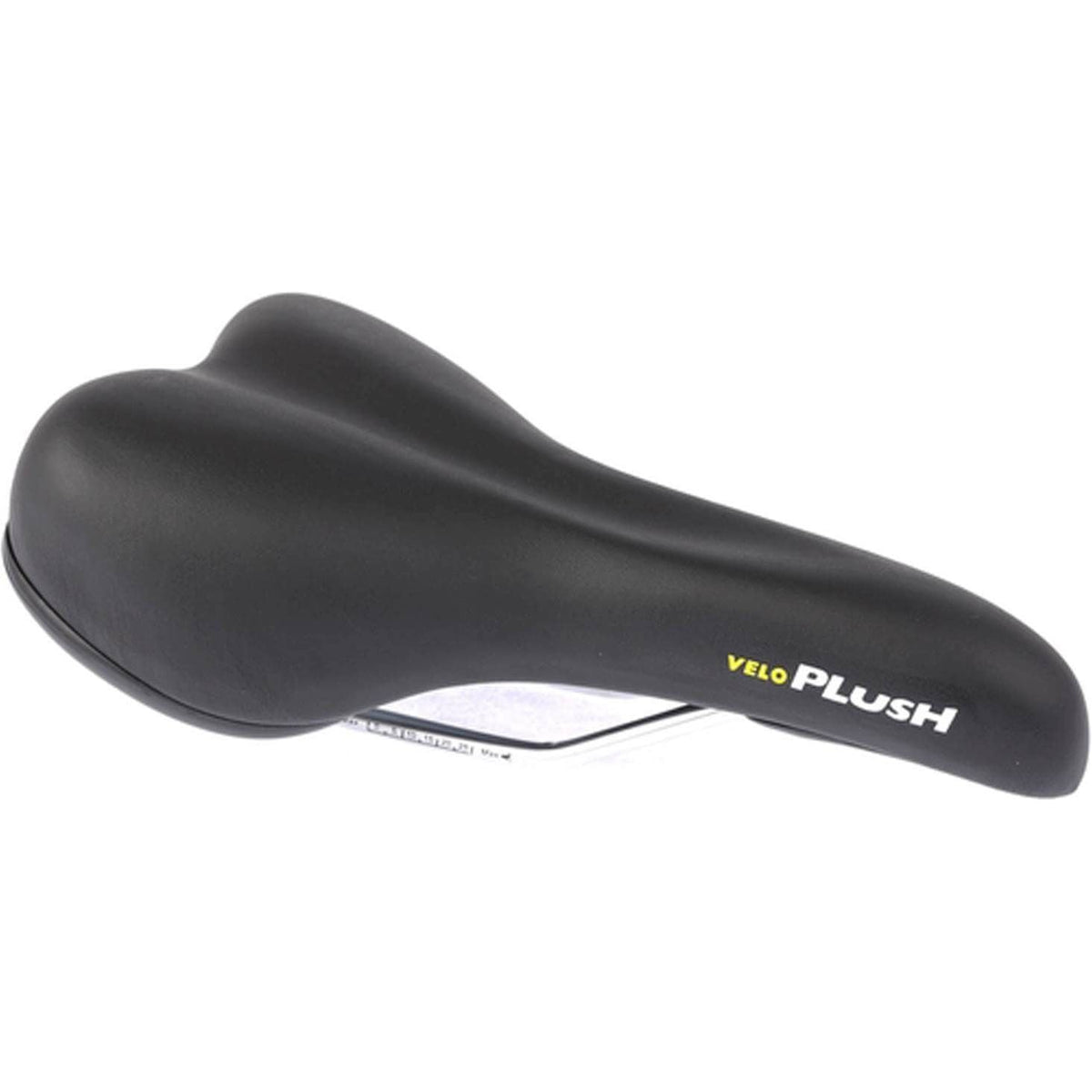 Velo Plush Sport Zadel voor elektrische fiets, racefiets en MTB, met schuim en gel voor extra comfort, zichtbaar op de afbeelding.