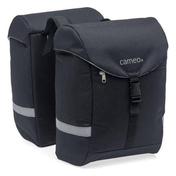 Dubbele Fietstas New Looxs Cameo Sports Black 28 Liter - Le Coq Wielerartikelen