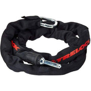 Trelock ringslot RS430 met insteekketting ZR355 Connect 100/6 en opbergtasje, geschikt voor veilig fietsvergrendeling.