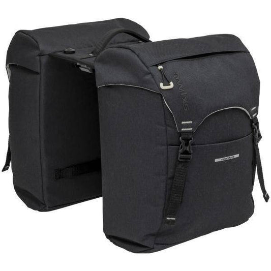 Dubbele Fietstas New Looxs Sports Double MIK 32 Liter Zwart - Le Coq Wielerartikelen