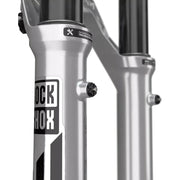 Rock Shox Pike Ultimate RC2 voorvork 29-inch MTB, zilverkleurig, 130 mm veerweg, met 15 mm snelkoppeling en 11/8-11/2 stuurmaat.