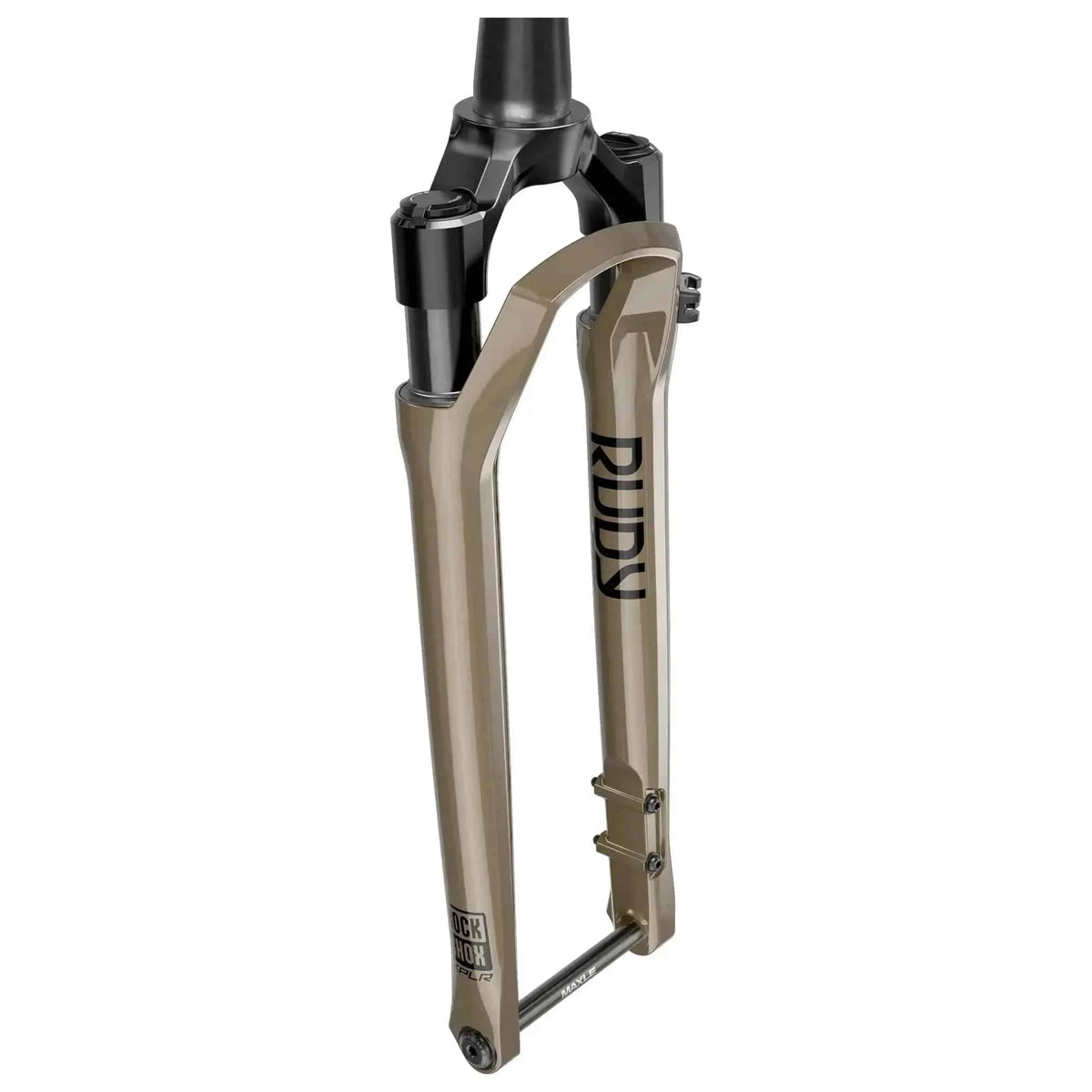 RockShox verende MTB voorvork 28 inch Rudy Urd Db 40 100/12 in bruin, geschikt voor mountainbikes en off-road rijden.