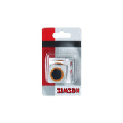 Simson binnenbandpleisters assortiment voor bandreparatie, verschillende kleine bandenreparatiemiddelen op een witte achtergrond.