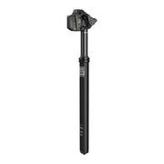 Zwart aluminium RockShox Reverb Xplr dropper zadelpen met 27.2 mm diameter en 50 mm neerlaat, zichtbaar van achterzijde