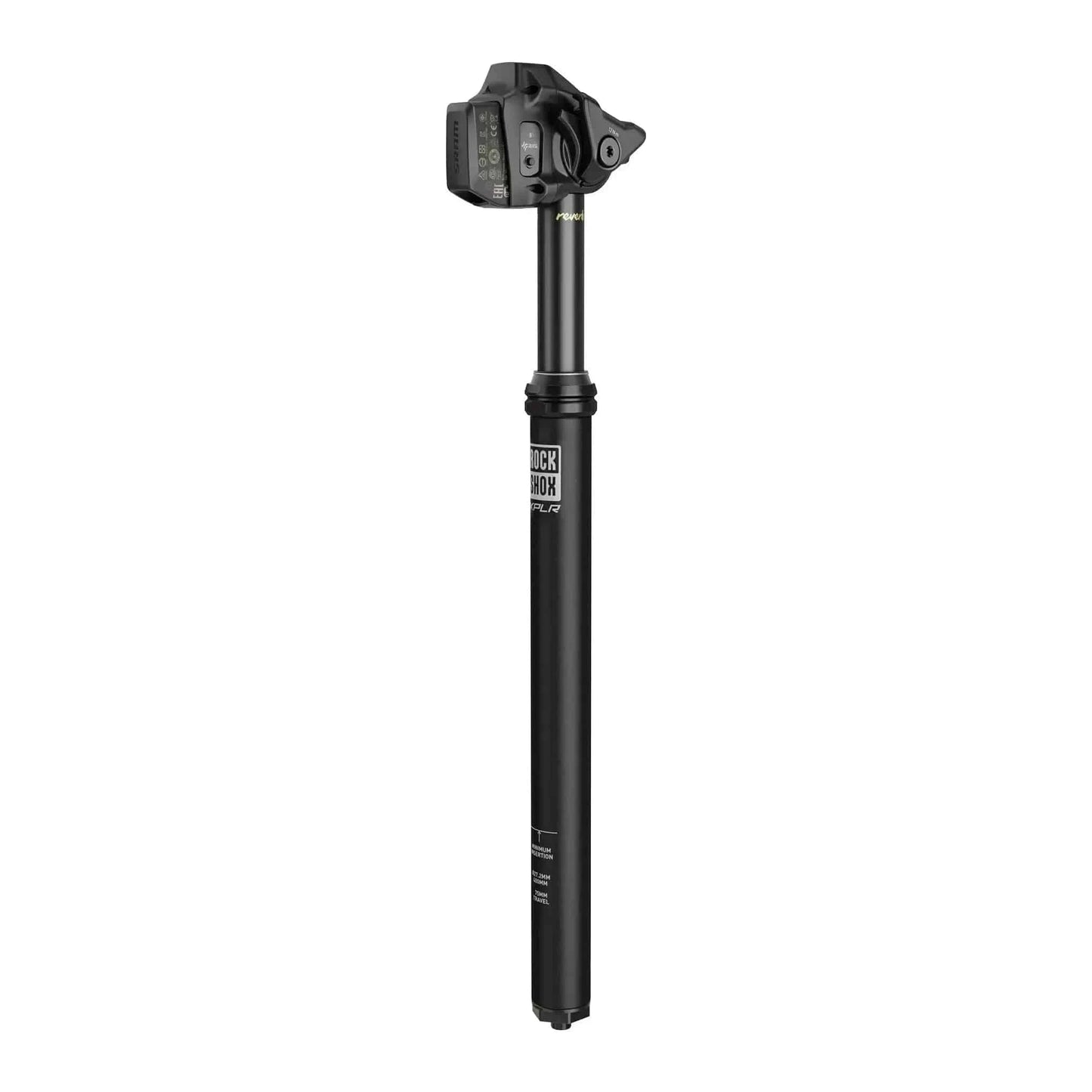 Zadelpen Rockshox Reverb Xplr Axs Dropper 27.2X400Mm 75Mm Drop Aluminium Zwart - Le Coq Wielerartikelen