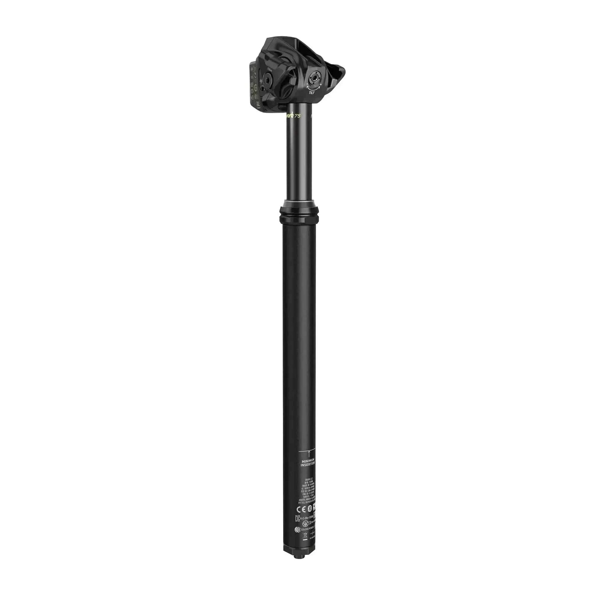 Zadelpen Rockshox Reverb Xplr Axs Dropper 27.2X400Mm 75Mm Drop Aluminium Zwart - Le Coq Wielerartikelen