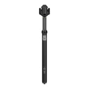 Zwart RockShox Reverb Xplr AXS zadelpen met 27,2 mm diameter en 350 mm lengte, 50 mm zijdaling, aluminium, zichtbaar van achterzijde